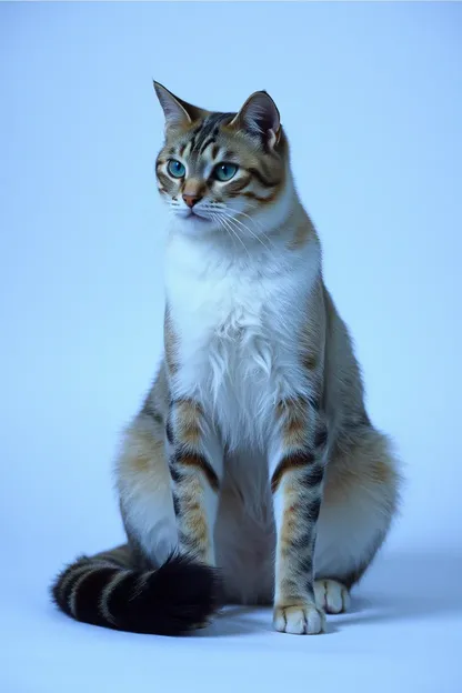 Chatte qui se place sur ses pattes en pose érotique