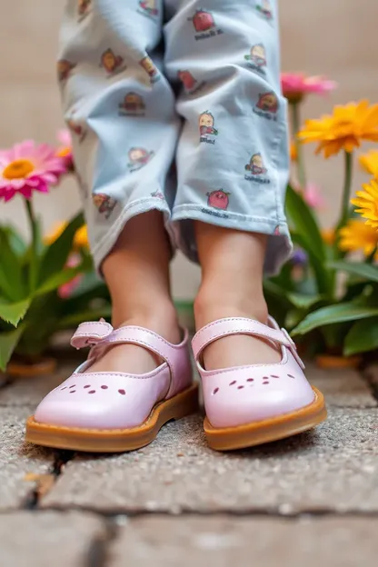 Chaussures pour filles Mary Jane pour l'école et le jeu