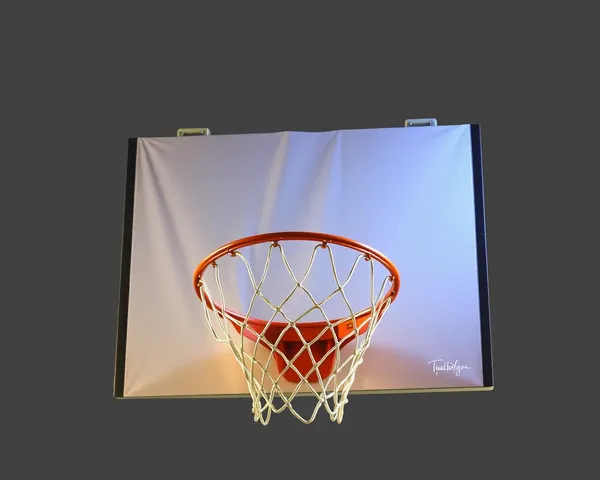 Cible de basket-ball PNG art de collage