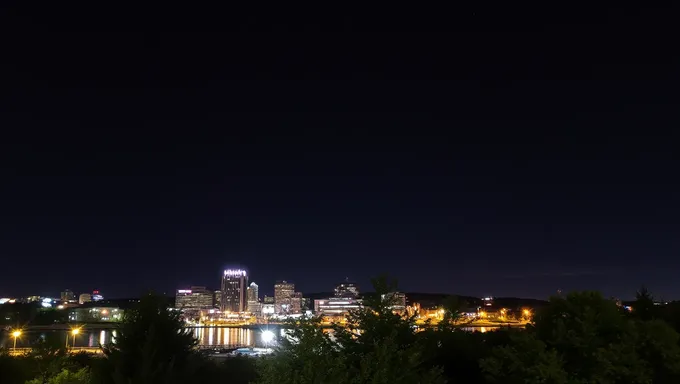 Ciel nocturne du Massachusetts en août 2025 détaillé