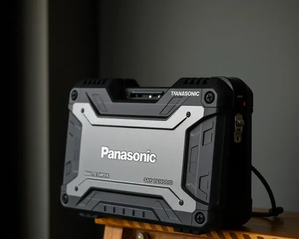 Clavier et ports de l'ordinateur portable résistant Panasonic