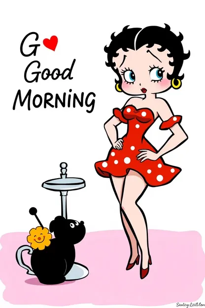 Collection d'Images de Bonjour de Betty Boop en Ligne