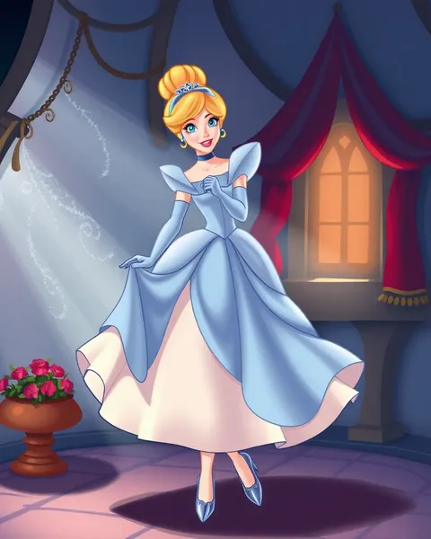 Collection d'Images de Cartoon de Cendrillon