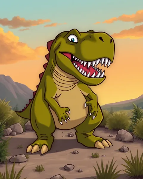 Collection d'image de cartoon du T-Rex