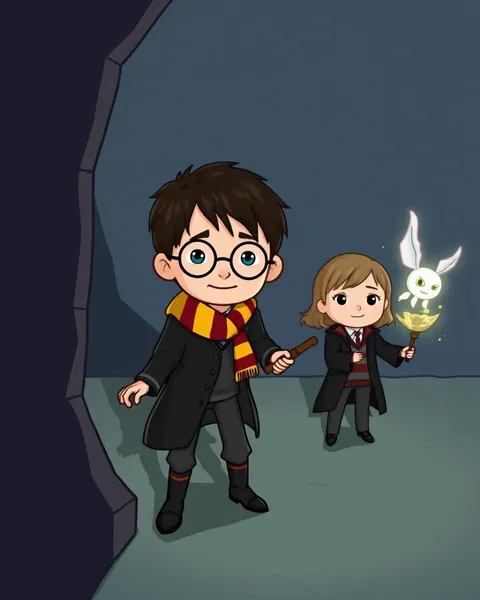 Collection d'images de Harry Potter en cartoon