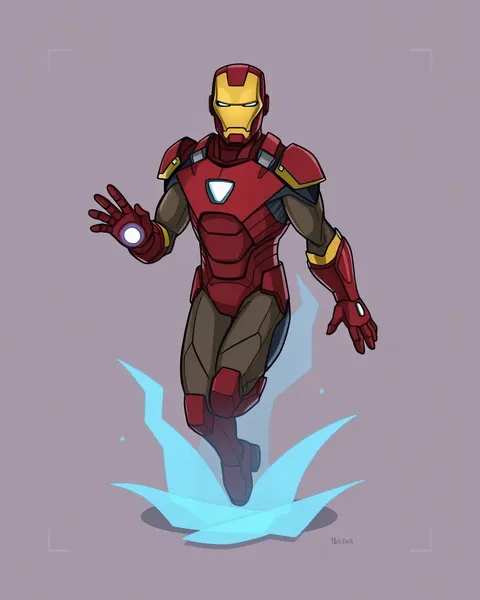 Collection d'images de Iron Man cartoon