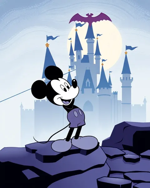 Collection d'images de Mickey Mouse en cartoon