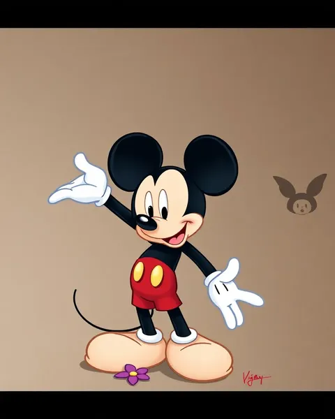 Collection d'images de Mickey Mouse en cartoon