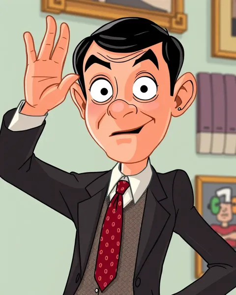 Collection d'images de Mr Bean en cartoon