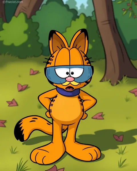 Collection d'images de cartoon de Garfield