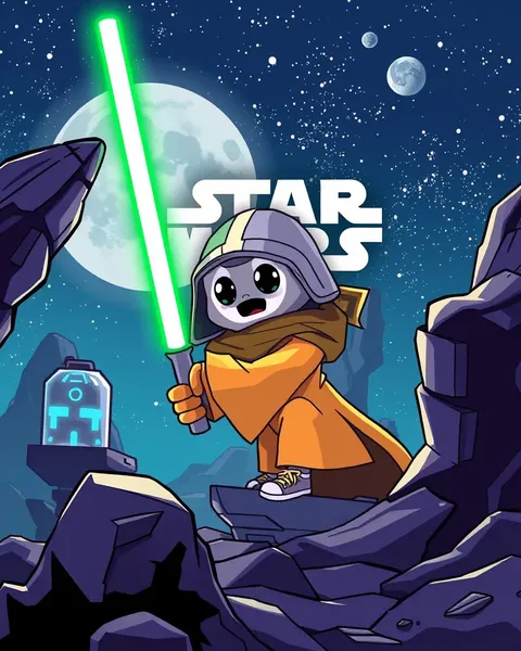 Collection d'images de cartoons de Star Wars