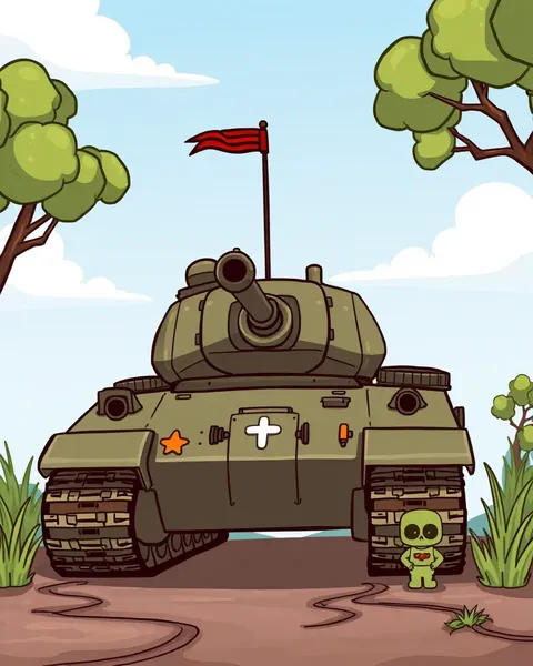 Collection d'images de cartoons de tanks en ligne