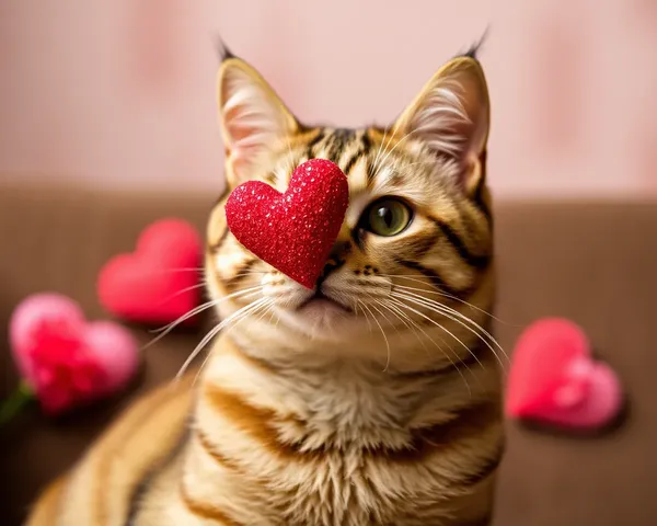 Collection de photos de chats pour la Saint-Valentin