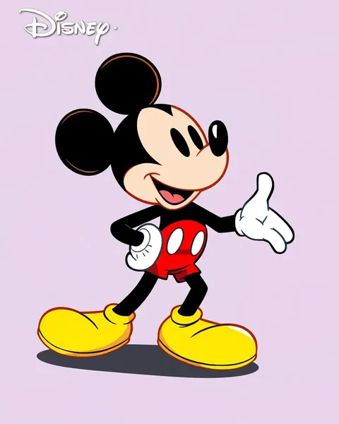 Collection de pictures de Mickey Mouse, classiques de cartoon