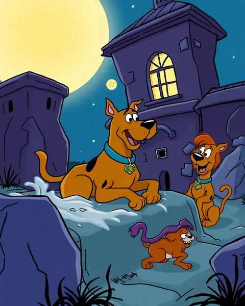 Collection de pictures de cartoon Scooby-Doo