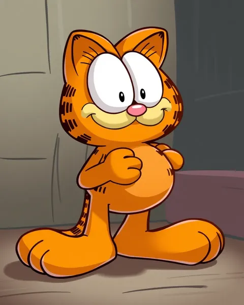 Collection de pictures de cartoon classique de Garfield