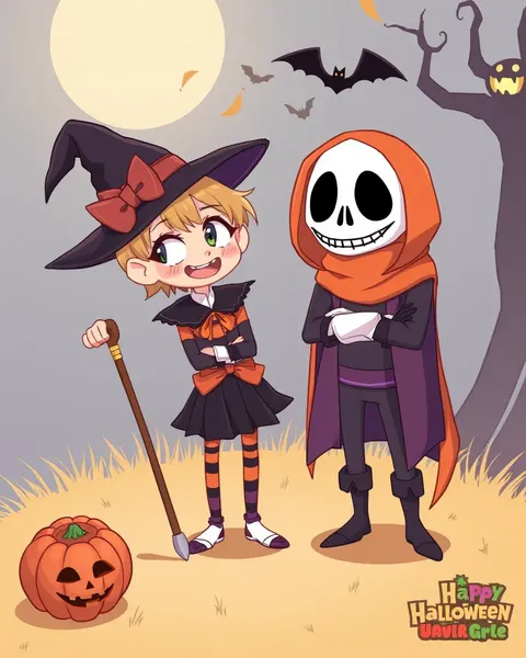 Collection de pictures de cartoon de Halloween