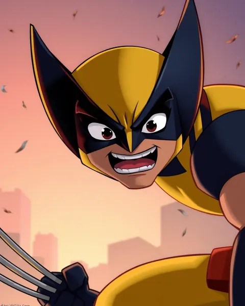 Collection de pictures de cartoon de Wolverine : pictures de cartoon de Wolverine