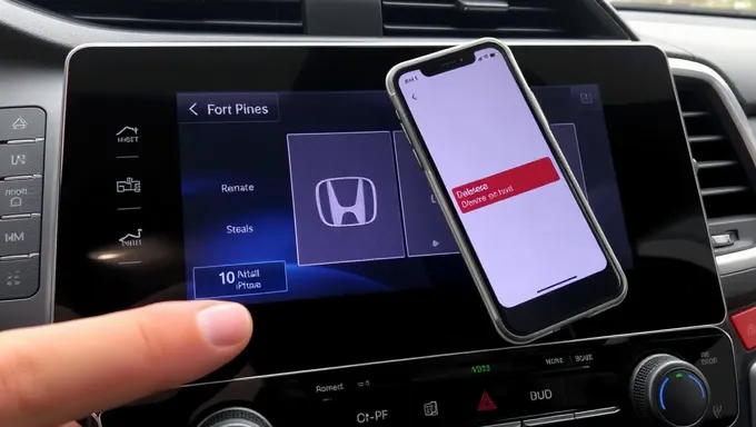 Comment supprimer mon téléphone sur Honda CR-V 2025