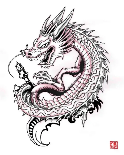 Compréhension du Sens derrière les Tatouages de Dragons Japonais