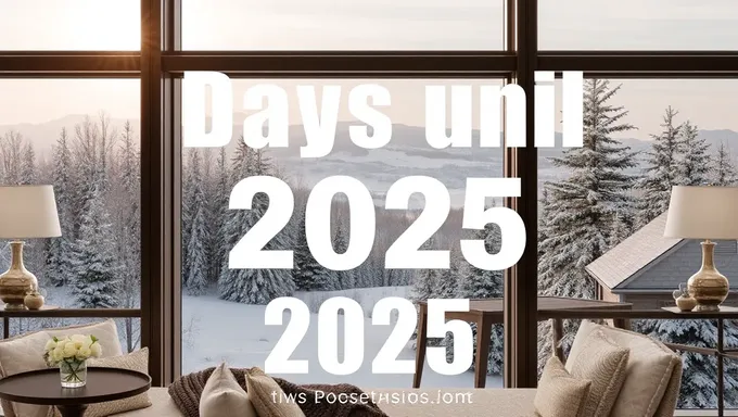 Compte à rebours jusqu'au 1er janvier 2025 continue