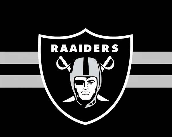 Concept d'illustration de design graphique de logo des Raiders en format PNG