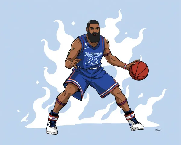 Concept de logo de basket-ball animé Kyrie PNG