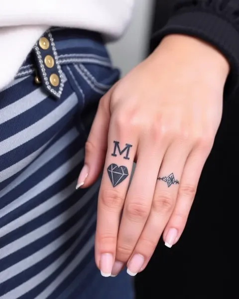 Concept de tatouage de doigt élégant pour femmes : designs de tatouage délicat pour le doigt