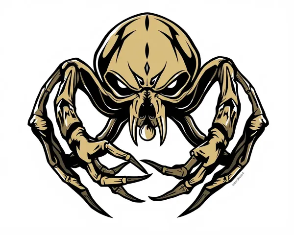 Conception de Facehugger PNG transparent disponible