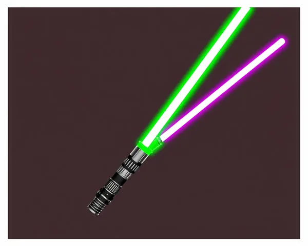 Conception de design de sabre laser en PNG