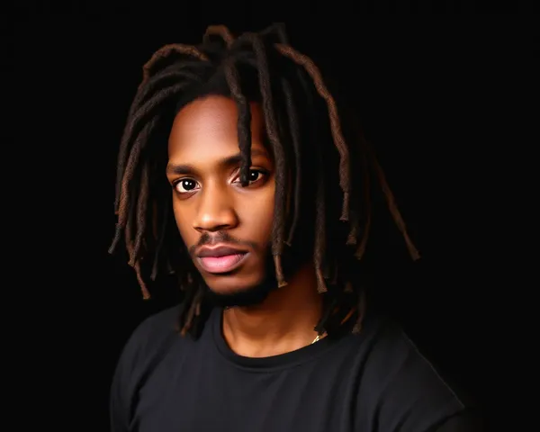 Conception de dreadlocks au format PNG