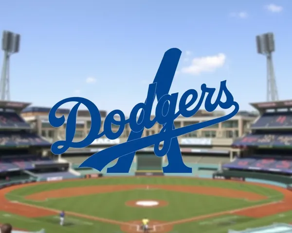 Conception de logo PNG des Dodgers de Los Angeles