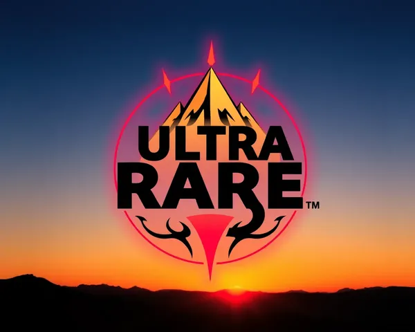 Conception de logo PNG rare ultra