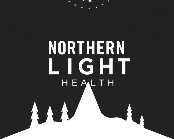 Conception de logo PNG vector pour Northern Light Health