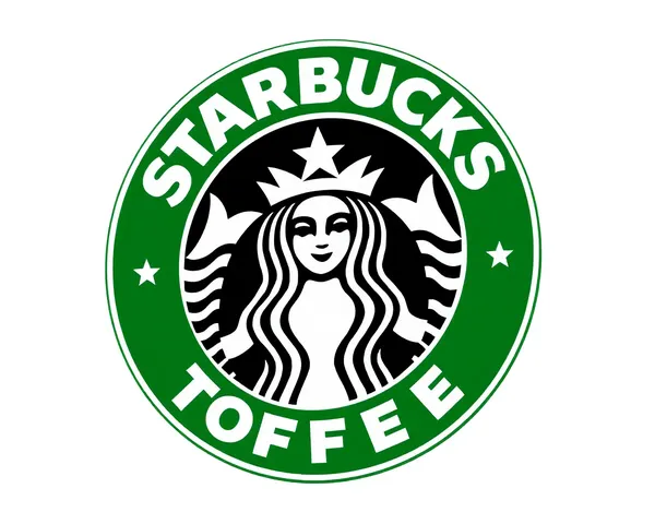 Conception de logo iconique PNG de Starbucks