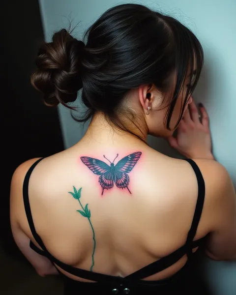 Conception de tatouage de 4 pouces pour les amateurs de minimaliste