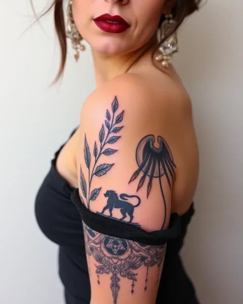 Conception de tatouage de remplissage pour un art corporel unique