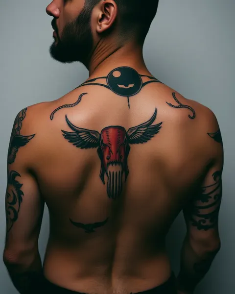 Conception de tatouage en profondeur avec signification profonde