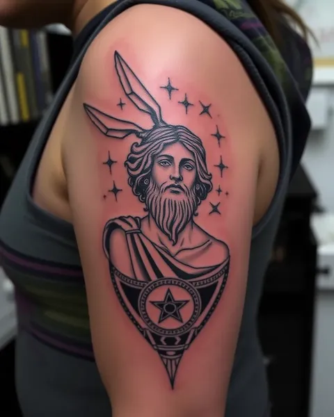 Conception de tatouages inspirée de la mythologie grecque