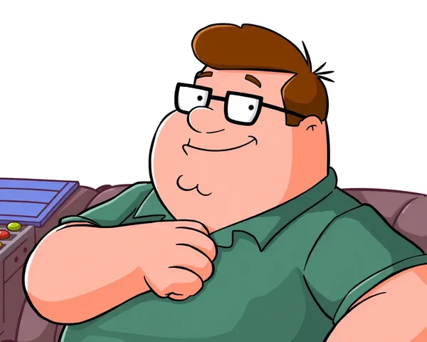 Conception graphique PNG de Peter Griffin