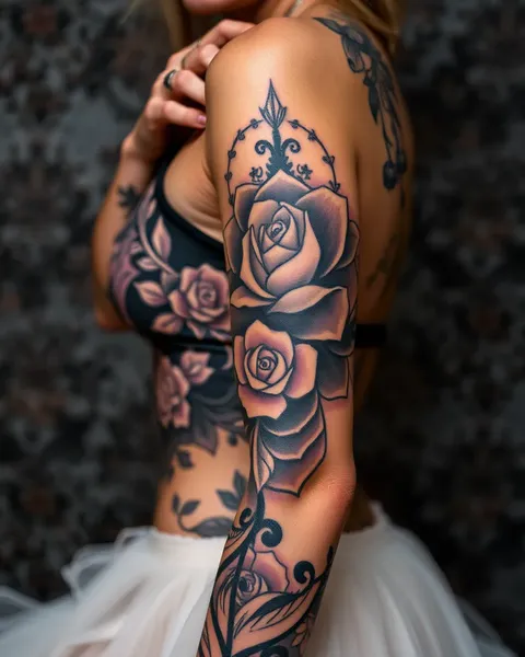 Conceptions attrayantes dans les patrons de tatouage pour les femmes