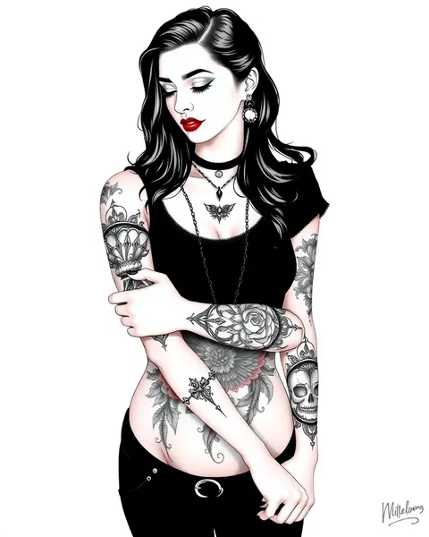 Conceptions de Tatouages Beaux pour les Dames