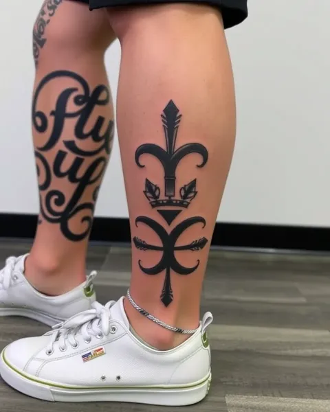 Conceptions de Tatouages de Jambe à la Mode pour les Garçons à Essayer