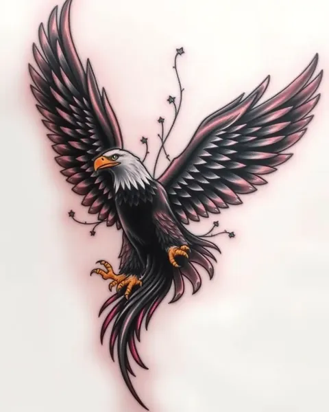 Conceptions de tatouage aigle élégant pour les hommes et les femmes