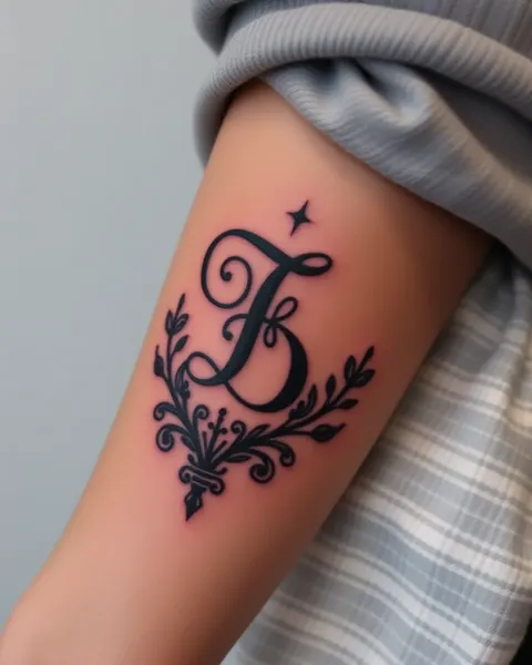 Conceptions de tatouage d'initial unique pour le style personnel