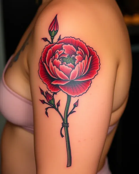 Conceptions de tatouage de carnation petite pour les amoureux du minimalisme