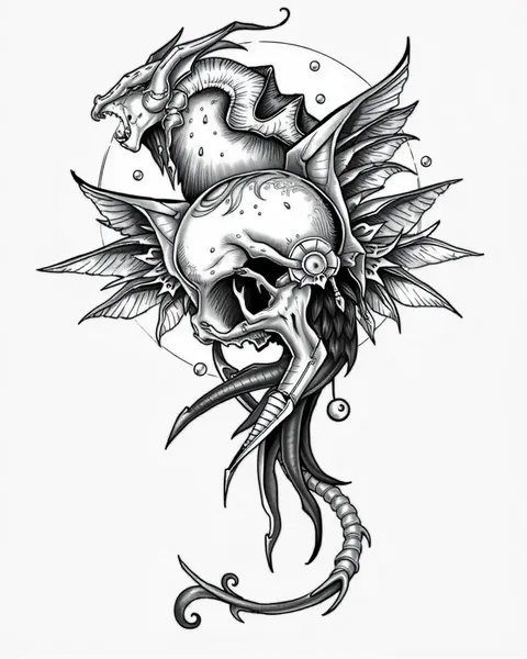 Conceptions de tatouage gothique pour créer un sens de mystère