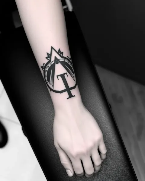 Conceptions de tatouages d'initials créatives pour l'identité personnelle