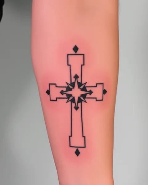 Conceptions de tatouages de croix de Jérusalem et idées pour les hommes