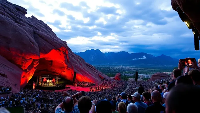 Concerts de Red Rock 2025 : Affiche avec des actes excitants